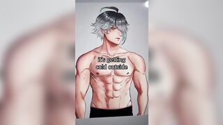 How I draw ????HOT???? ANIME ABS in IBISPAINT X #shorts