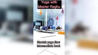 Yoga flow for intermediate yoga practitioner by master Raghu yoga