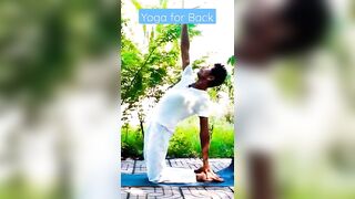 Yoga for Back Tension Relief #shorts