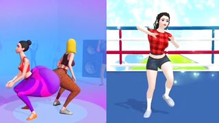 Twerk race 3D ????VS Body Boxing race 3D game videos ! #Twerk #bodyboxingrace3d #gaming