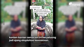 Konten Lansia Mandi Lumpur di TikTok: Eksploitasi Kemiskinan | Narasi Daily