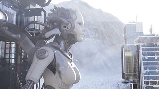 D5 Render x Blender Challenge Entry | New Civilization | Sci-fi animation about civilization and AI