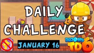 Bloons TD 6 Daily Challenge | The British Empire | No Hero No MK No Powers | January 16 2023