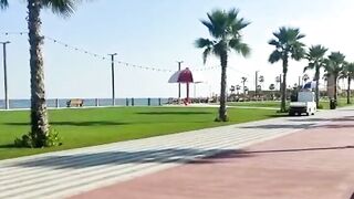 Umbrealla beach view,Fujairah,UAE.