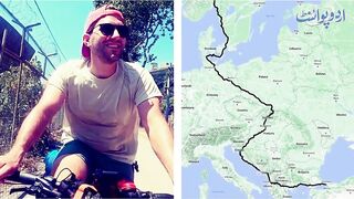 Norway Citizen 236 Days Cycle Pe 14000KM Travel Kar Ke 20 Countries Se Hota Hua Pakistan Pahunch Gia