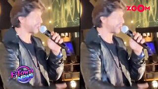 Shah Rukh Khan's FUN dance on Pathaan's title song as the trailer lights up Burj Khalifa