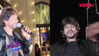 Shah Rukh Khan's FUN dance on Pathaan's title song as the trailer lights up Burj Khalifa