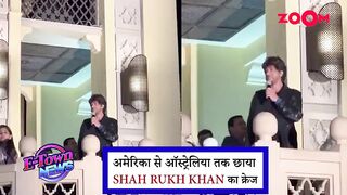 Shah Rukh Khan's FUN dance on Pathaan's title song as the trailer lights up Burj Khalifa