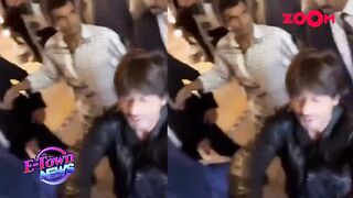 Shah Rukh Khan's FUN dance on Pathaan's title song as the trailer lights up Burj Khalifa