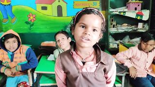 Cute talkative Riya #celebrity #languageskills #fun #basiceducation #sarkarischool #mamtaankit