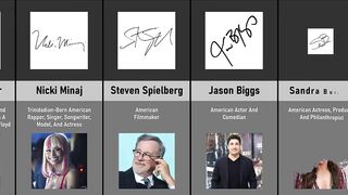 Most Interesting Celebrity Autographs Part 2