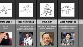 Most Interesting Celebrity Autographs Part 2