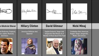 Most Interesting Celebrity Autographs Part 2