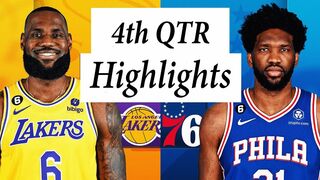 Los Angeles Lakers vs. Philadelphia 76ers Full Game 4th QTR | Jan 15 | 2022-2023 NBA Season