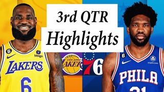 Los Angeles Lakers vs. Philadelphia 76ers Full Game 3rd QTR | Jan 15 | 2022-2023 NBA Season