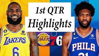 Los Angeles Lakers vs. Philadelphia 76ers Full Game 1st QTR | Jan 15 | 2022-2023 NBA Season