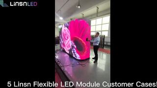 5 Types of Linsn Flexible LED Display Real Customer Cases!