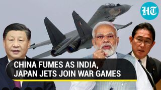 India-Japan War Games spook China; IAF’s Su-30 MKIs roar in Tokyo skies | Watch