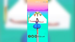 Twerk Race 3D - NOOB vs PRO vs HACKER vs GOD#gamingvideos