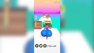 Twerk Race 3D - NOOB vs PRO vs HACKER vs GOD#gamingvideos