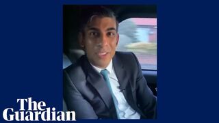 Rishi Sunak uploads video to Instagram sitting in moving car without seatbelt