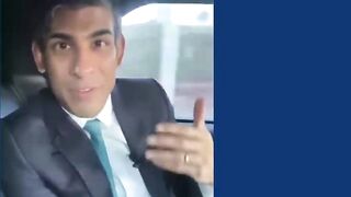 Rishi Sunak uploads video to Instagram sitting in moving car without seatbelt