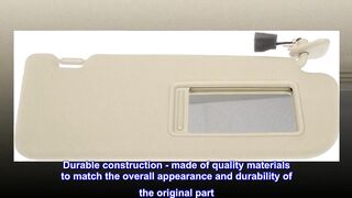 Dorman 74210 Passenger Side Sun Visor Compatible with Select Hyundai Models, Beige - MOI Shop