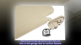 Dorman 74210 Passenger Side Sun Visor Compatible with Select Hyundai Models, Beige - MOI Shop