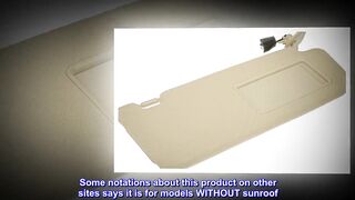 Dorman 74210 Passenger Side Sun Visor Compatible with Select Hyundai Models, Beige - MOI Shop