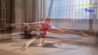 Middle Splits Flow [줌마] — Stretching and Yoga—Yoga Art— Gymnastics training - Hot Yoga part #34