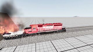 Did the TANK WIN??? Cars VS Train compilation ???????????? BeamNG.Drive CRASH test