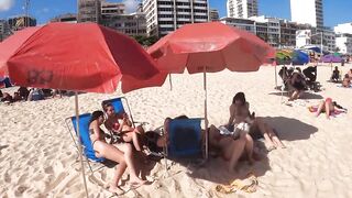 ????????Rio de Janeiro LEBLON BEACH Walk Tour Brazil