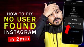 How to Fix User Not Found Instagram Problem | Instagram Par User Not Found Ka Matlab 2023