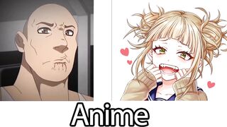 Anime vs Reddit || The Rock reacts anime