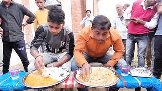 Paneer Rice Eating Challenge//Rice Paneer Eating//Paneer Chawal Eating Challenge//Tasab Family Vlog