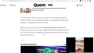 QUANTO GANHA KEY ALVES NO ONLYFANS - BBB23