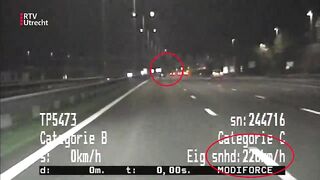 Met 194 km p/u scheuren ze achter elkaar aan op de A28 | RTV Utrecht