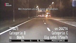 Met 194 km p/u scheuren ze achter elkaar aan op de A28 | RTV Utrecht