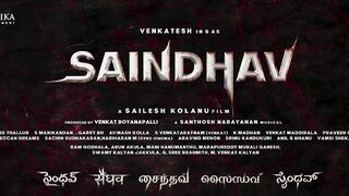 Glimpse Of SAINDHAV ( Telugu ) | Venkatesh Daggubati | Sailesh Kolanu | Santhosh Narayanan |