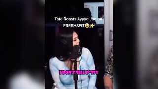 TATE ROASTS ONLYFANS GIRL!