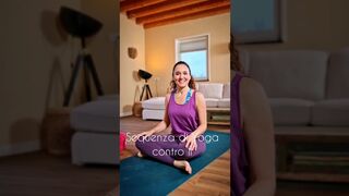 Yoga per il gonfiore addominale #lascimmiayoga #yoga #vinyasa