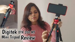 DIGITEK (DTR-200MT) Portable & Flexible Mini Tripod Review in Hindi | Digitek Mini Tripod Review