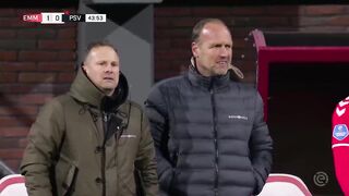 RODE KAART na roekeloze TACKLE ???? | Samenvatting FC Emmen - PSV