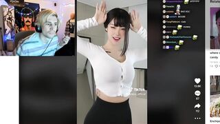 xQc was mesmerized by this tiktok...