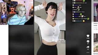 xQc was mesmerized by this tiktok...