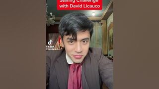 Staring Challenge with David Licauco #shorts | Kapuso Mo, Jessica Soho