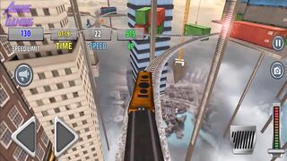 Railroad Train Simulator Games - Challenge Mode Level 17 Using New Train