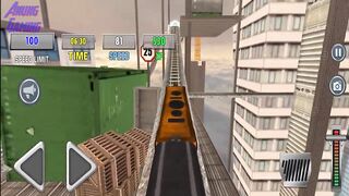 Railroad Train Simulator Games - Challenge Mode Level 17 Using New Train