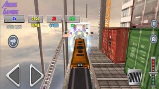 Railroad Train Simulator Games - Challenge Mode Level 17 Using New Train