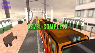 Railroad Train Simulator Games - Challenge Mode Level 17 Using New Train